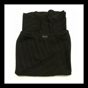 Black Pin Stripe Skirt